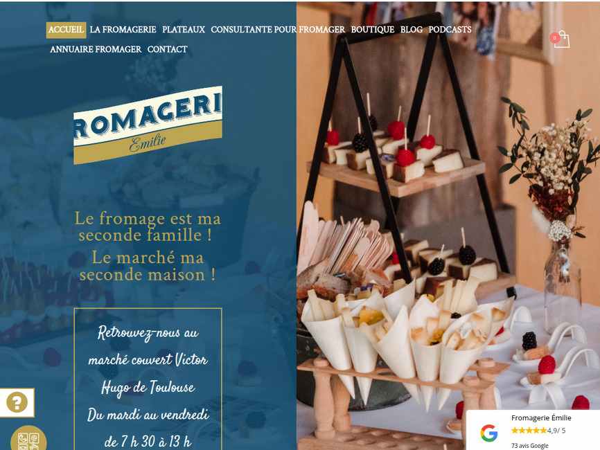 Fromagerie Emilie - Marché Victor Hugo de Toulouse