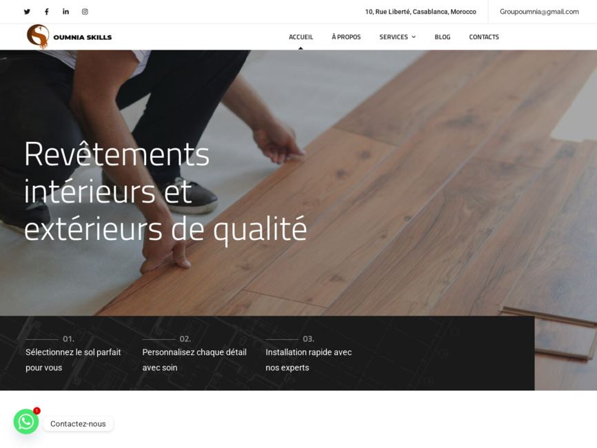 Revêtements de Sol pour Particuliers et Professionnels à Casablanca