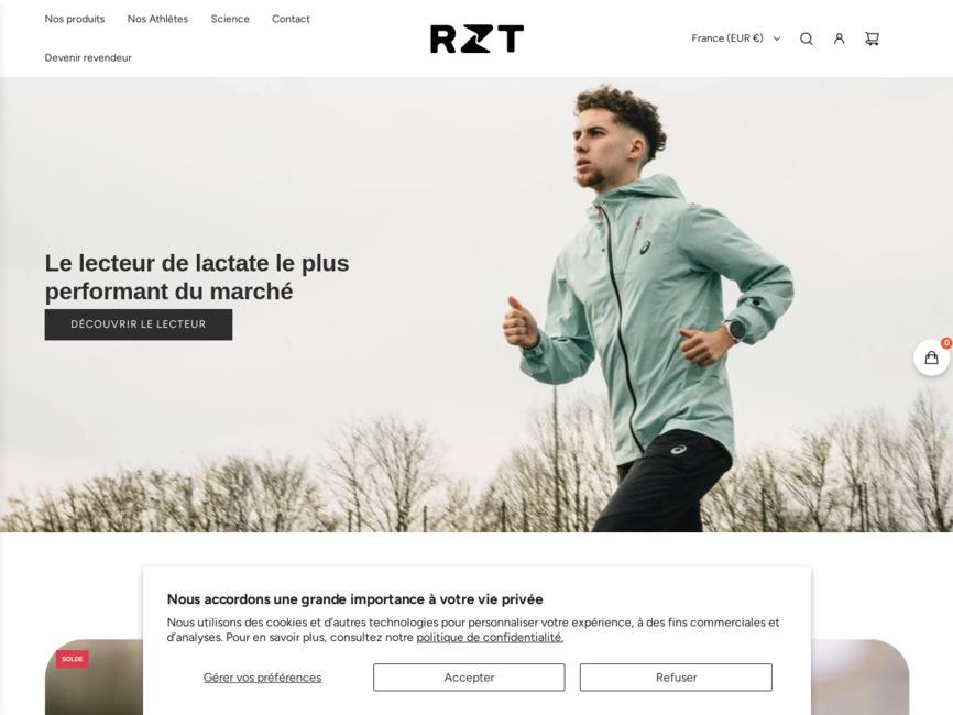 RZT Sport lecteur de lactate et recuperation sportive