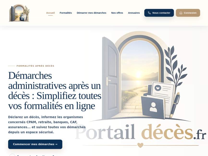 Démarches administratives après un décès : déclaration en ligne