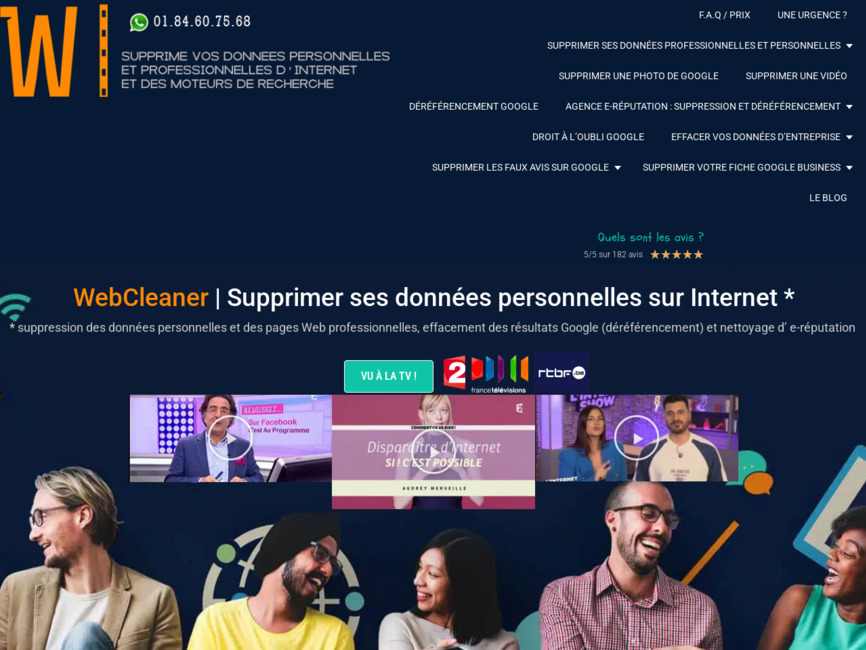 WebCleaner - Agence e-r�putation