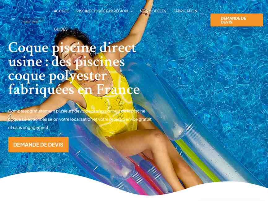 Coque piscine direct usine