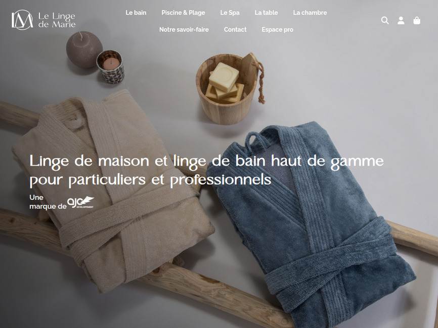 Le Linge de Marie - Linge de maison et linge hôtelier haut de gamme