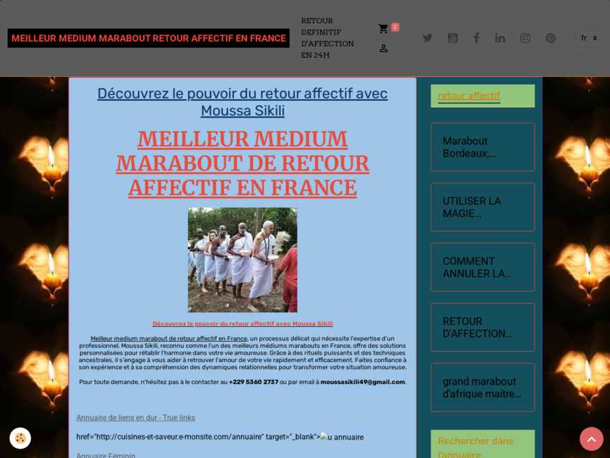 Sikili: Meilleur Medium Marabout Retour Affectif France
