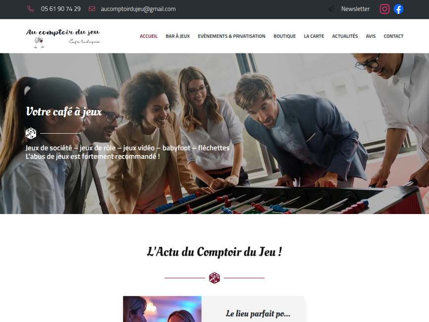 Au Comptoir du Jeu - Café jeux de société à Rieux-Volvestre