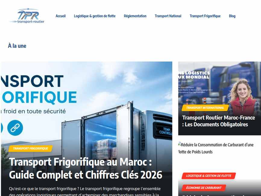 Transport Routier national au Maroc