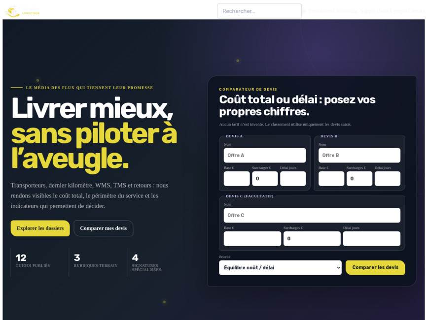 Conseils pour optimiser la livraison et la logistique des marchandises