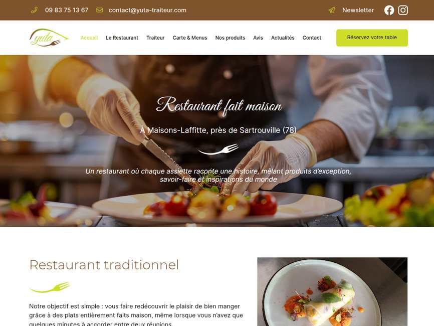 Yuta Traiteur - Restaurant et traiteur � Maisons-Laffitte