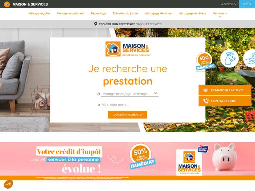 Maison et services jardinage à domicile