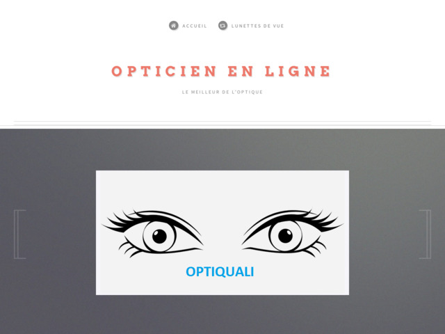 Opticien en ligne