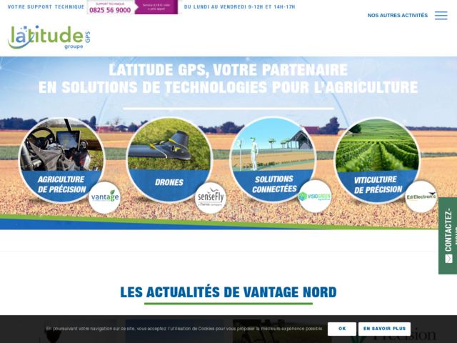 Barre de guidage GPS agriculture de précision