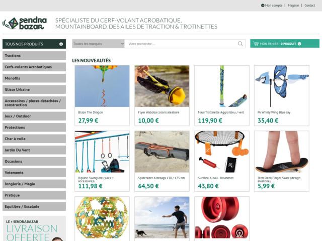 Magasin spécialisé dans le cerf-volant