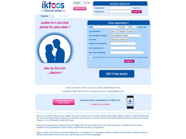 Iktoos.com : site de rencontre chrétienne