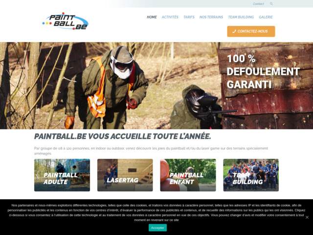 Paintball-be : site de paintball outdoor aux alentours de bruxelles