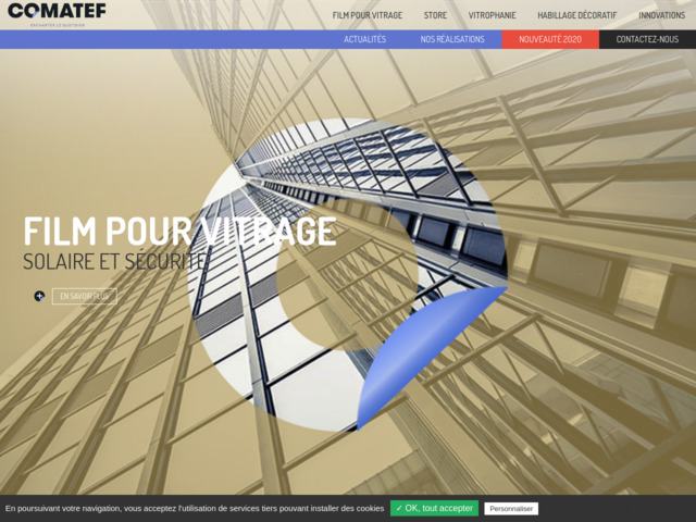 Film protection vitrage