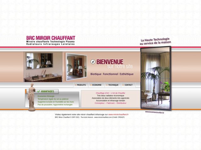 Miroir Chauffant