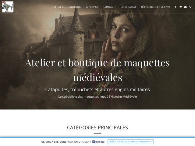 Atelier et boutique de maquettes médiévales