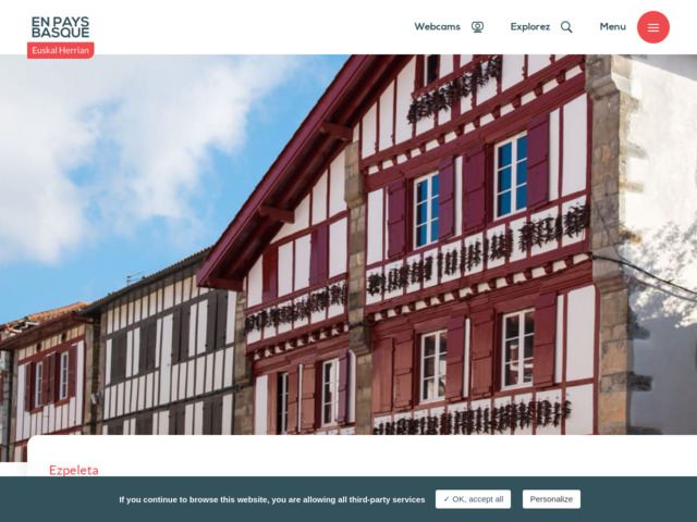 Site de l'Office de Tourisme d'Espelette