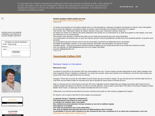 Travail domicile