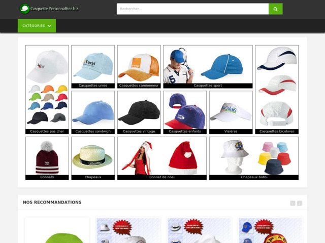 Casquette personnalise