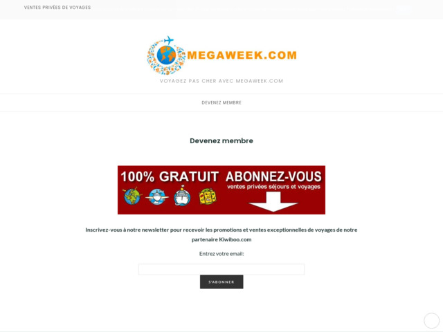 Portail et comparateur de voyages