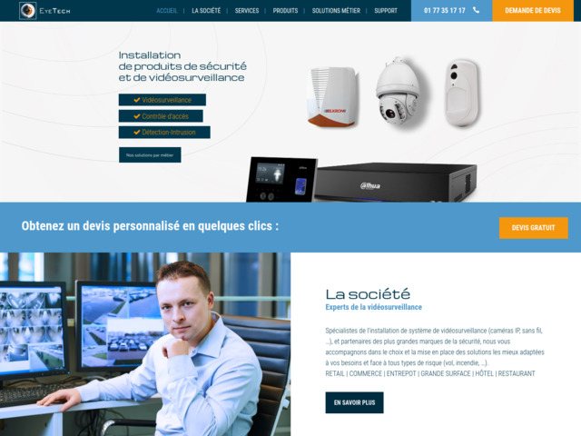 Vidéosurveillance, Alarme, Télésurveillance