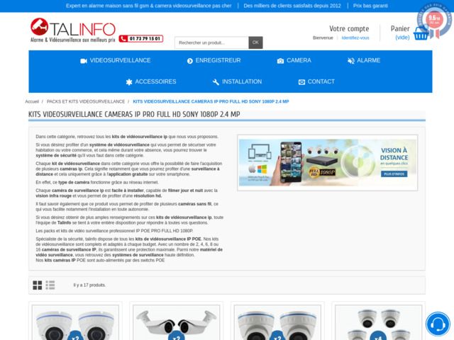 Kit caméra IP