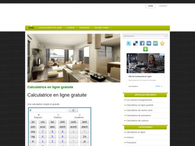 Calculatrice en ligne