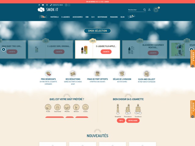 Smok-it : cigarette électronique, e-cigarette vente en ligne
