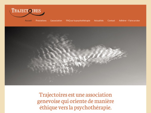 Trajectoires - Orientation psychothérapeutique