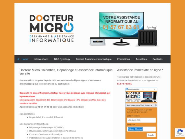 Dépannage informatique à domicile Paris