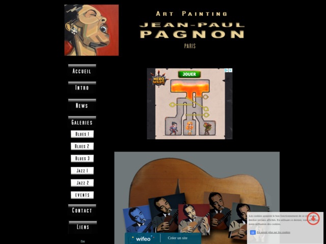 Les Peintures Blues et Jazz de J-Paul Pagnon