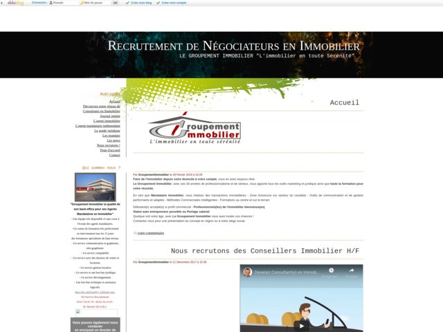 GROUPEMENT IMMOBILIER Le Réseau d'agents mandataires indépendants