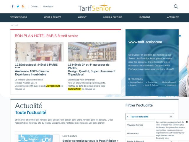 Tarif senior