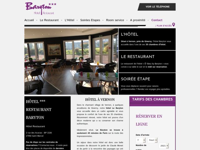 Le Baryton, magnifique hôtel, restaurant, pub