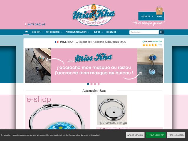 Miss Kha, accessoires pour sac