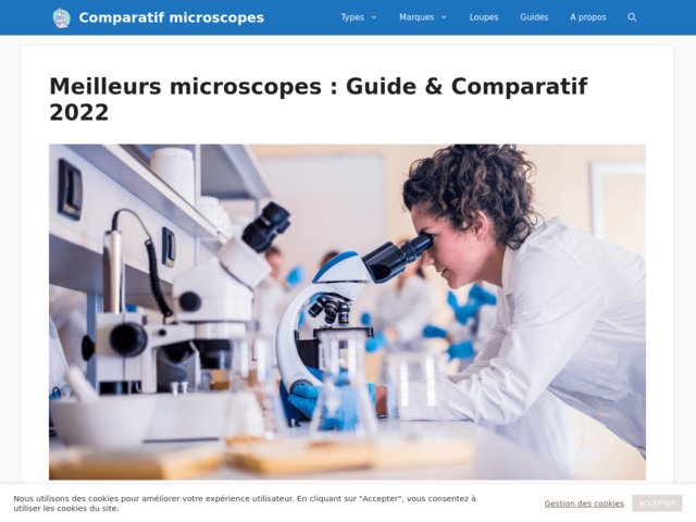 Meilleurs microscopes : guide & comparatif 2022