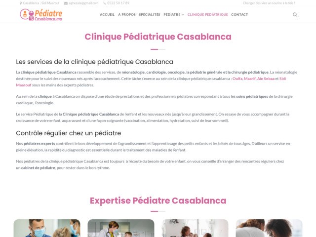 Clinique pédiatrique à Casablanca