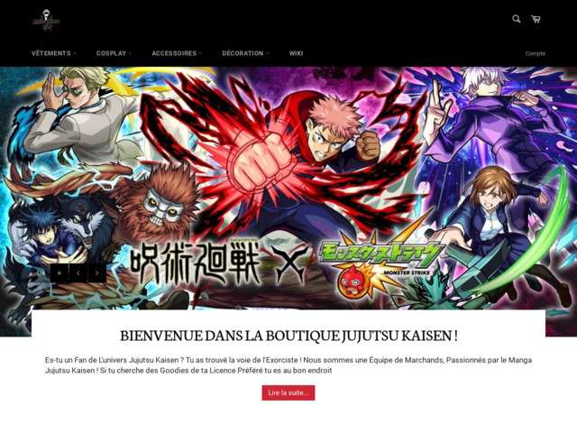 Jujutsu kaisen shop