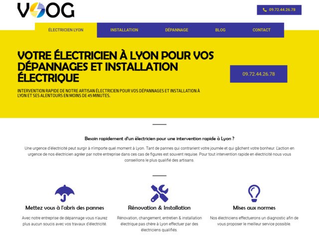 Votre lectricien  lyon pour vos dpannages et installation lectrique
