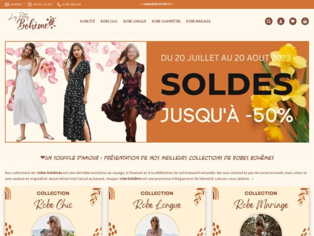 Les petites bohmes rference de la robe bohmes chic