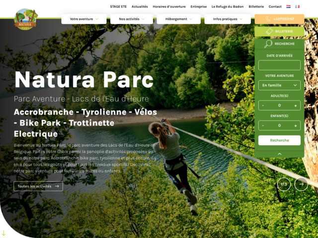 Natura parc, votre parc aventure à charleroi