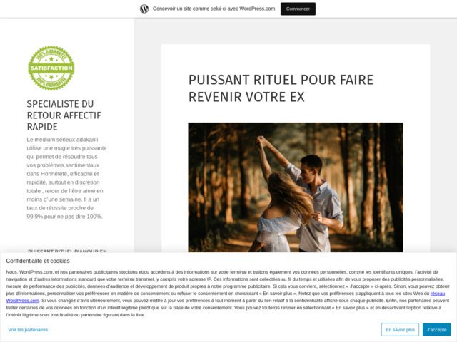 Rituel puissant de retour affectif rapide