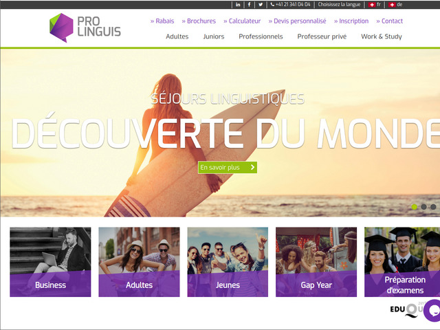 Pro Linguis - Séjours linguistiques