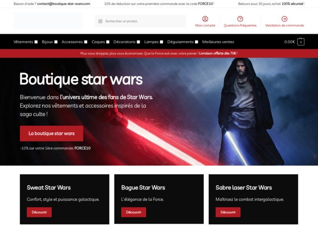 Boutique star wars