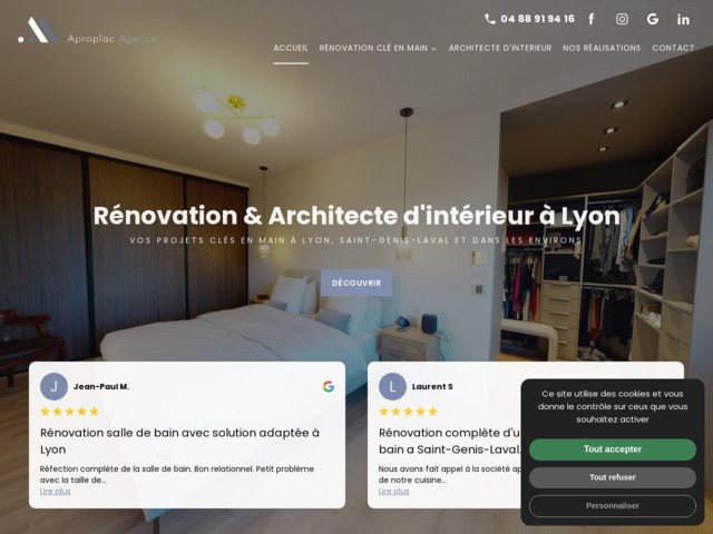 Aproplac - Rnovation et architecture d'intrieur  Saint-Genis-Laval