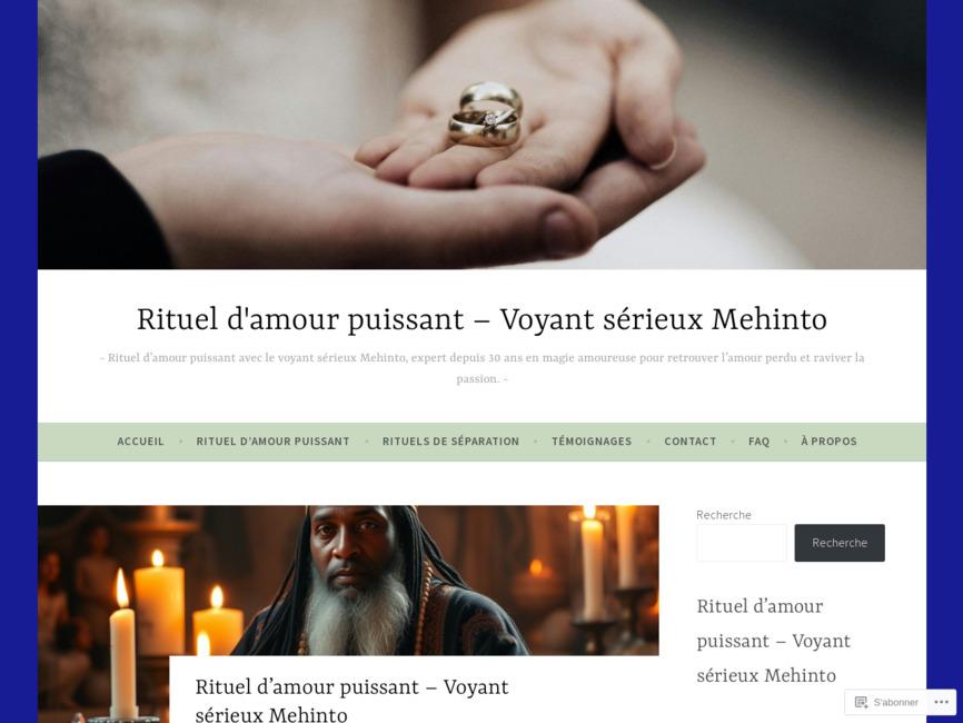 Rituel d'amour puissant - voyant s�rieux mehinto